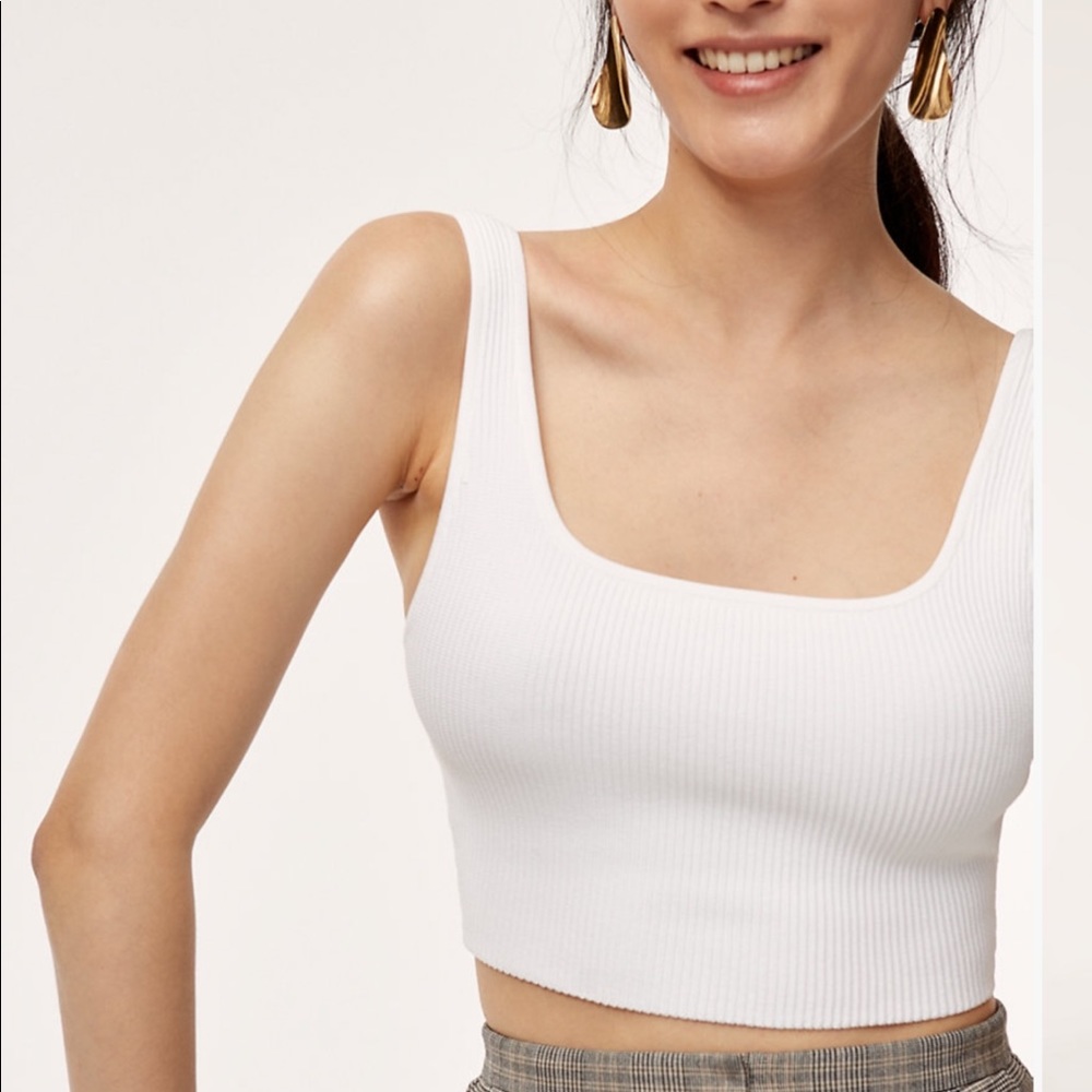 Ribbed crop top